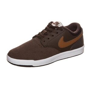 Nike big boys  Brown and Tan Sneakers size 5